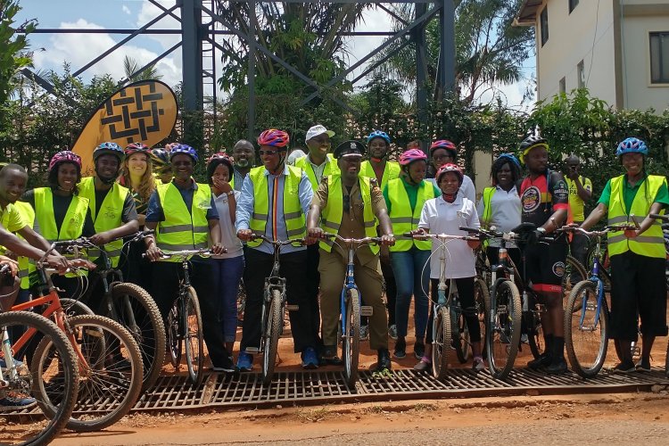 KCCA launches bicycle ride in Kampala