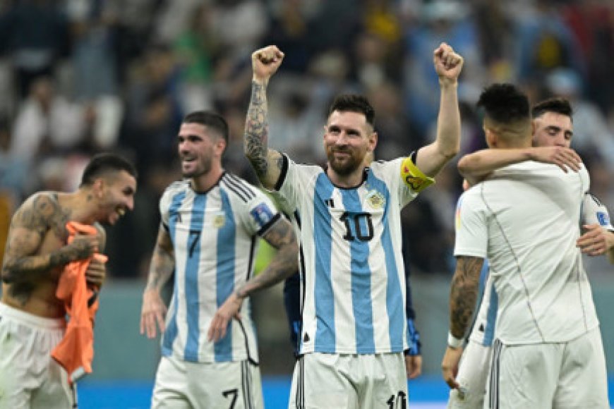 Messi and Alvarez fire Argentina past Croatia into World Cup final