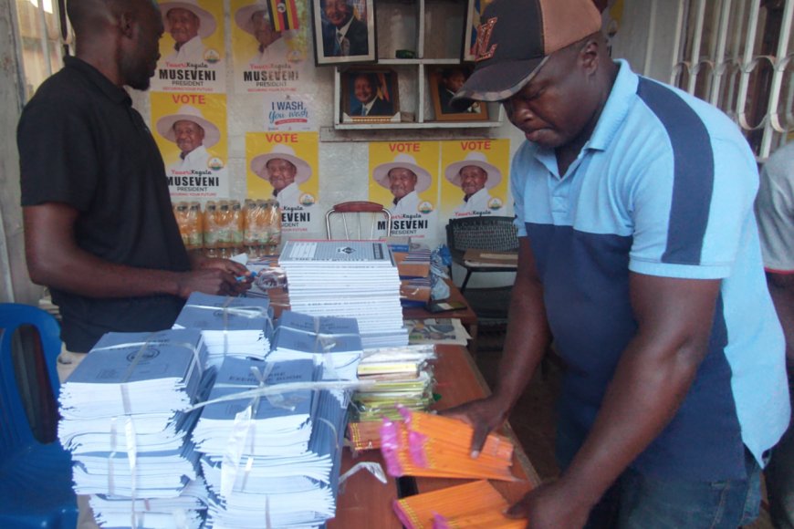 NRM Chairperson at LC1 Level Donates Scholastic Materials To Children As Schools Resume