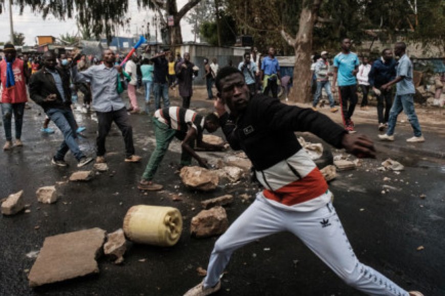 Kenya says 238 arrested in day of violent protests