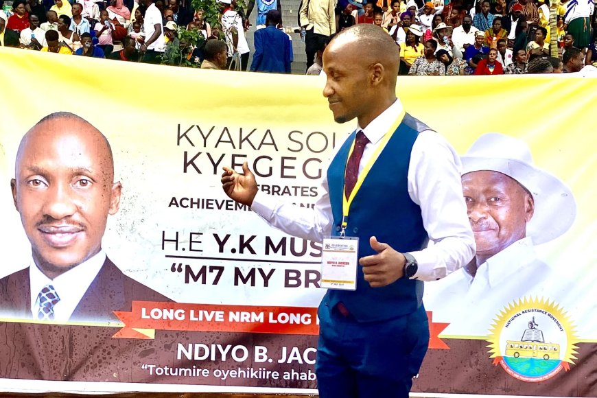 NRM Youth Chair Jackson Ndiyo Delivers a Powerful Message for Youth Towards Independence Day.