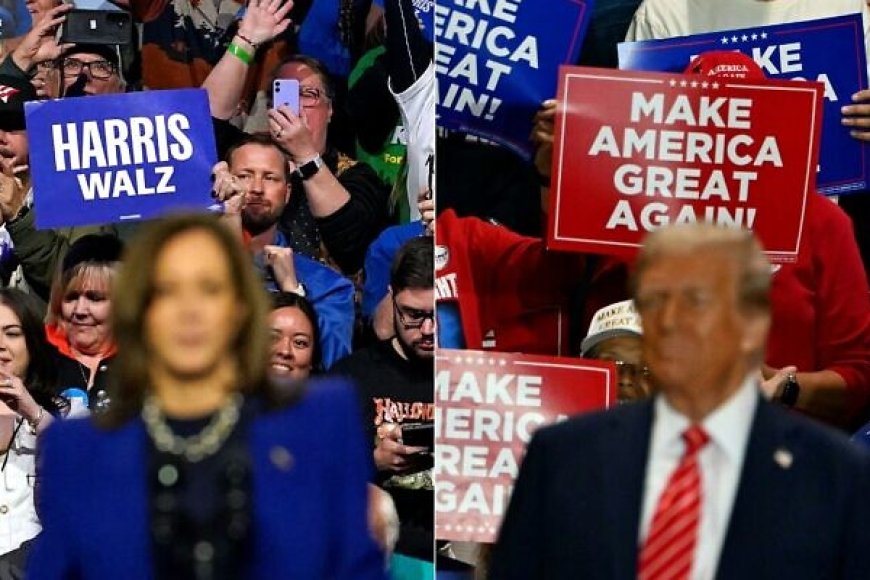 Harris and Trump make a furious final push one day before US election