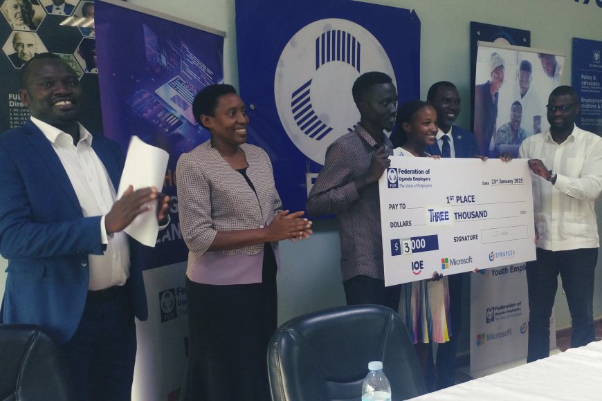 FUE Empowers Uganda’s Young Innovators in Tech @ Work Challenge