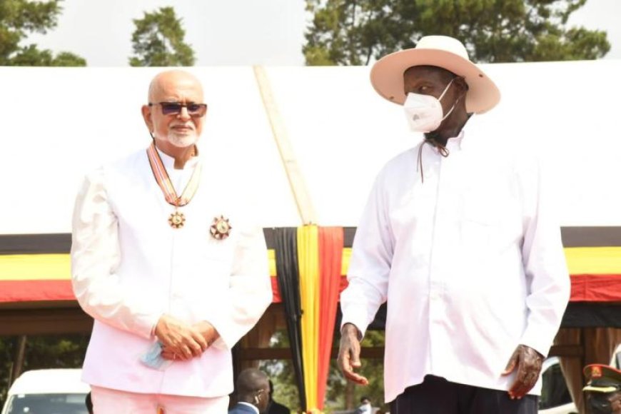 President Museveni Honors Dr. Sudhir Ruparelia with Prestigious National Medal