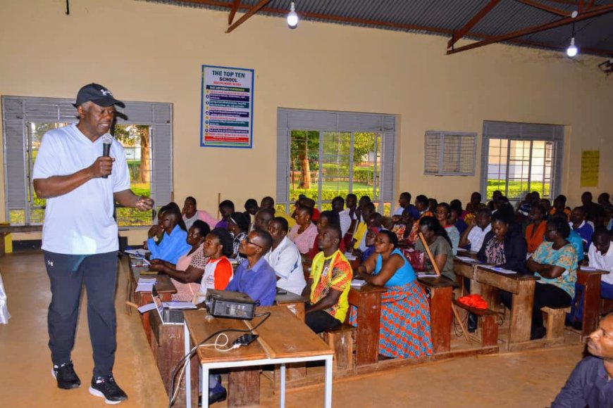 Prof. Wasswa Balunywa Addresses Over 300 Participants During Civic Education Training in Busoga