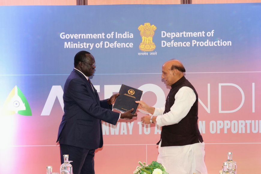 South Sudan’s Defence Minister Attends Aero India 2025, Strengthens Bilateral Ties with India