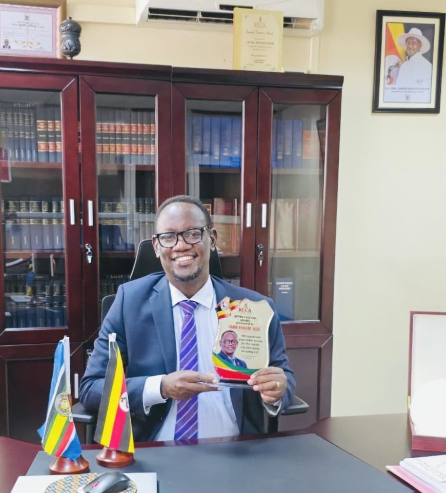 Frank Rusa Honoured with KCCA Council Appreciation Award for Exemplary Leadership