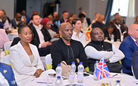 Headline: Bridging Continents Through Education: Prof. Lawrence Muganga Champions Global Partnerships at UK-Uganda Business Forum