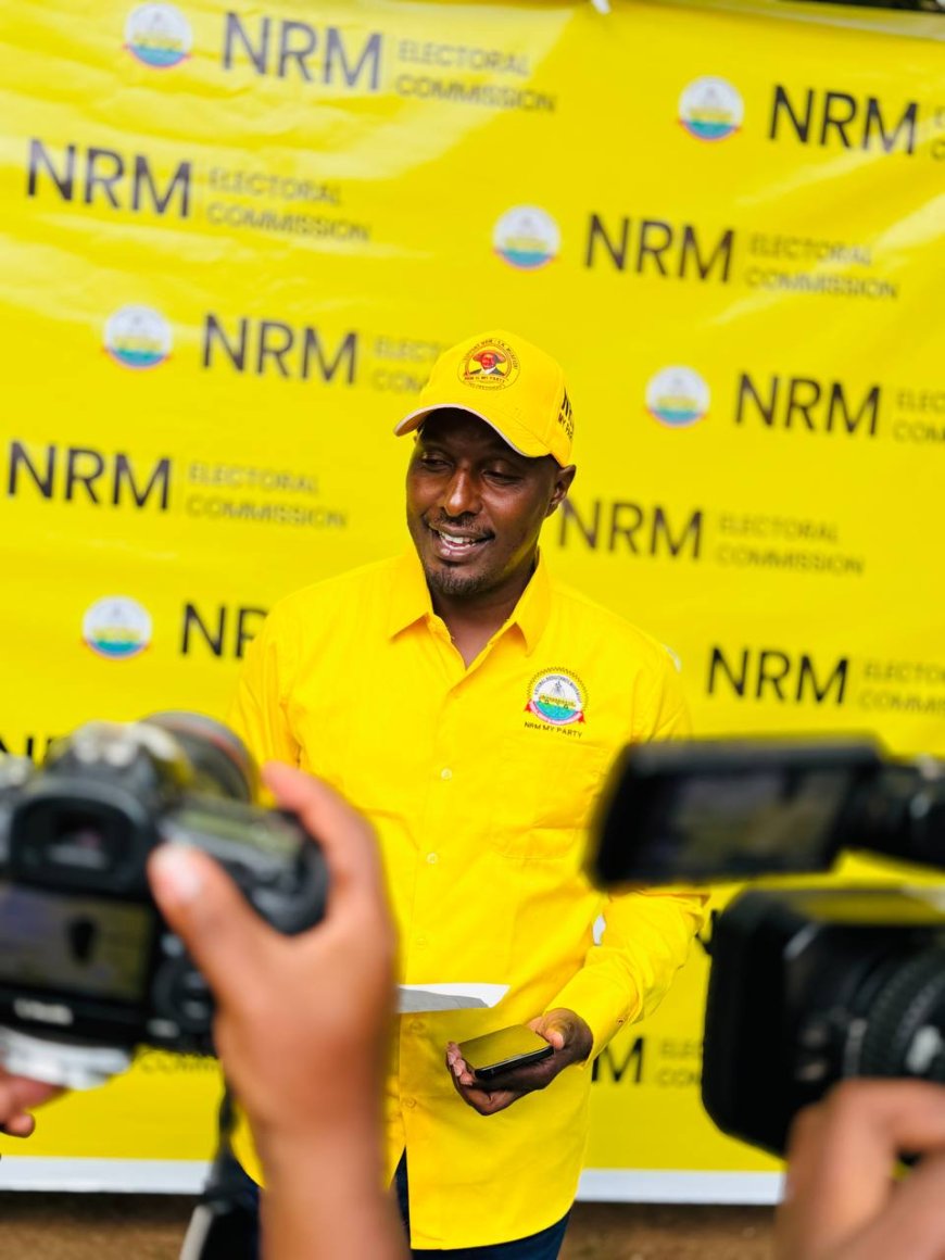 NRM Hoima Chairman Hon. Eng. Asiimwe Jonard Visits Party Headquarters, Confirms Bid for Western Vice-Chairman Seat